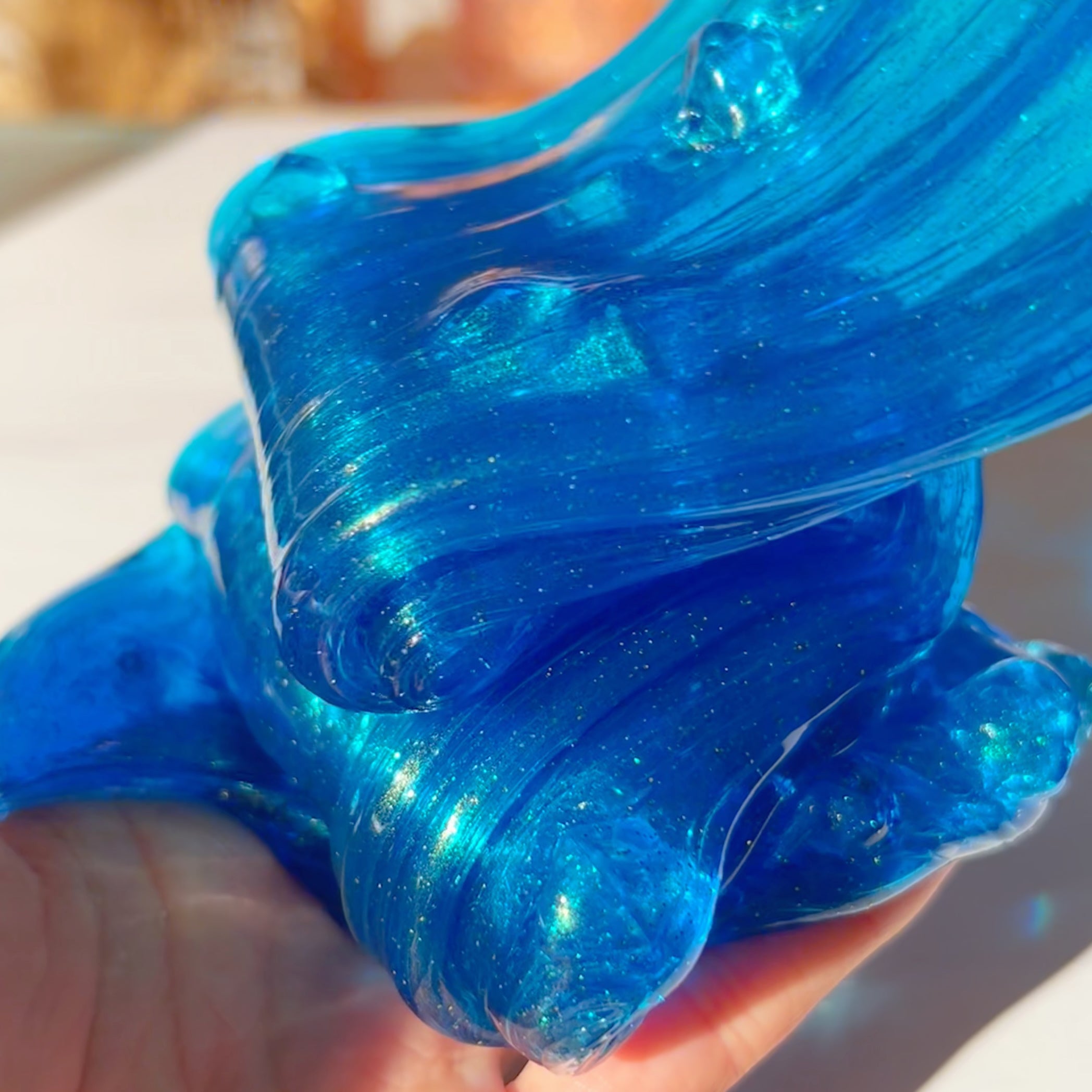King Tuts Lost Treasure Egypt Blue Lapis Lazuli Clear Pigmented Slime Slime Fantasies Shop Drizzle