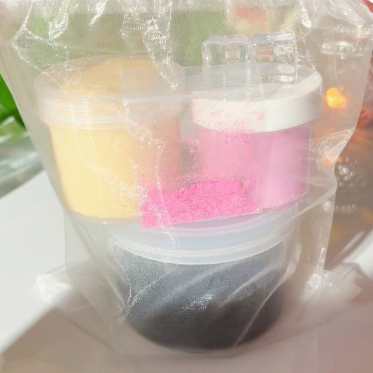 Pink Milk Shaken Espresso Pink Cream Brown DIY Clear Butter Slime Slime Fantasies Shop Set