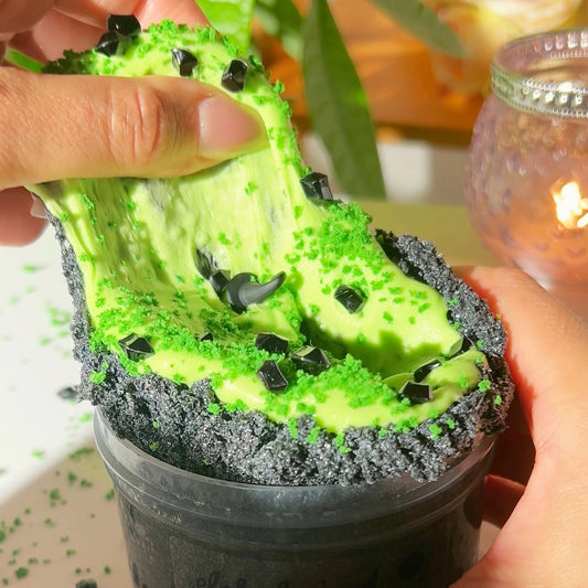 Wicked Duo Elphabas Winkie Land Black Green Butter Snow Fizz Slime Slime Fantasies Shop 9 oz Pull