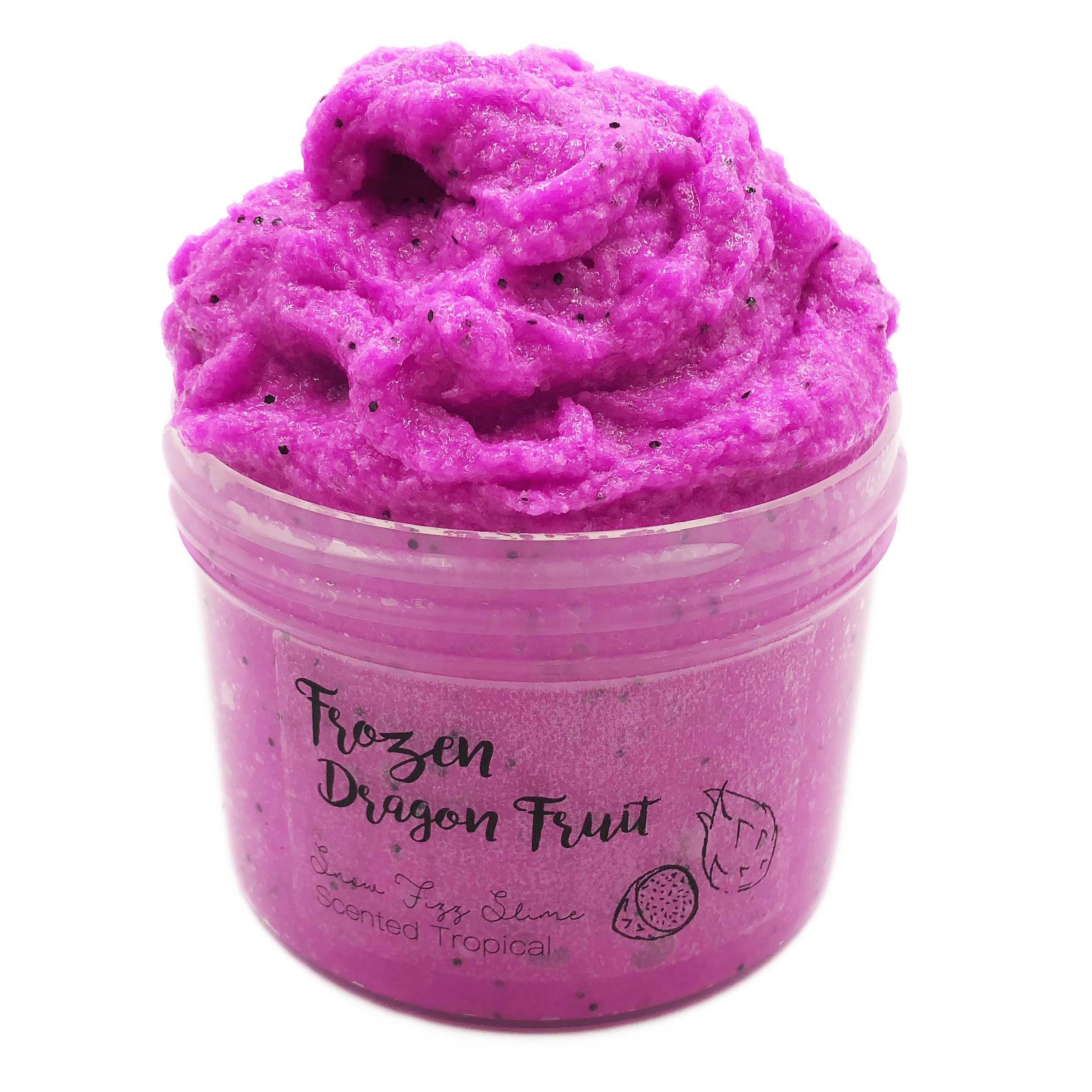 Frozen Dragon Fruit | Pink Snow Fizz Slime