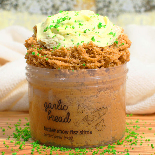 Garlic Bread Savory Snow Fizz Crunchy Slime Fantasies Fantasies Shop 9oz Front View