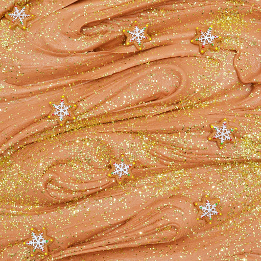 Gingerbread Love Brown Snow Clay Creamy Glitter Butter Christmas Gift Slime Fantasies Shop Texture