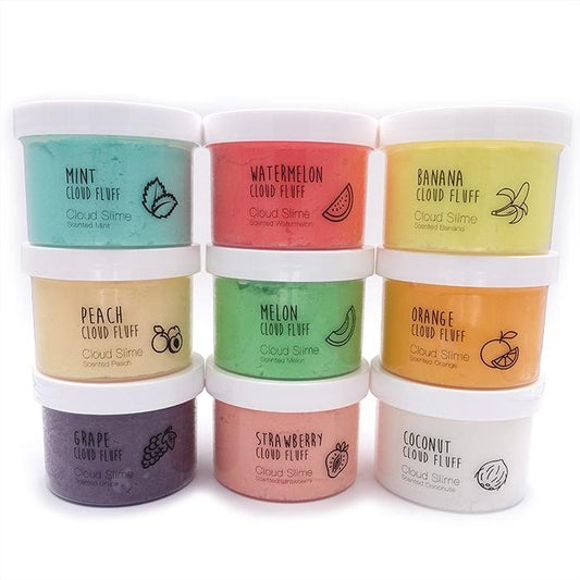 Rainbow Cloud Slime Collection Set Of All 9 Slimes