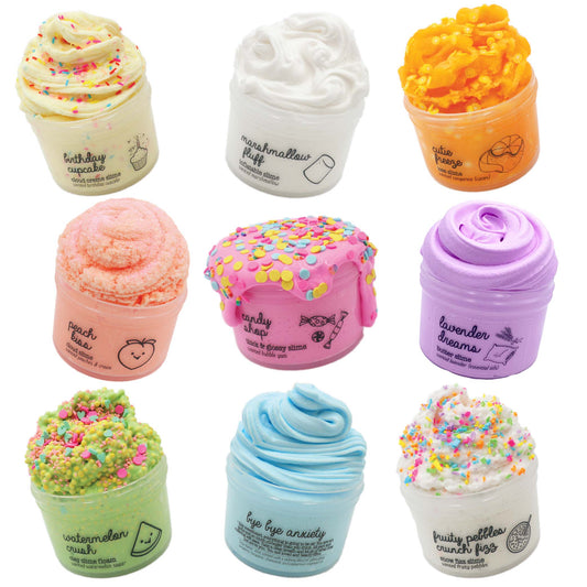 Slime Texture Sampler Sample Variety Pack Bundle Rainbow Slime Fantasies Shop 7o Front View