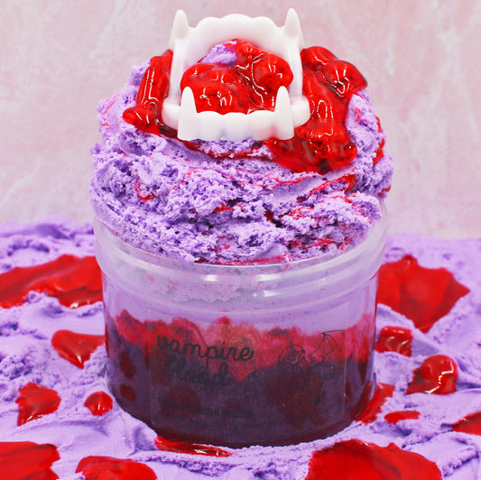 Vampire Blood Halloween Cloud Creme Butter Slime Fantasies Shop 9oz Front View