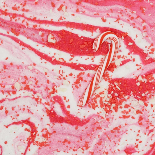 White Chocolate Peppermint Bark Red White Cloud Creme Doughy Clay Butter Christmas Gift Slime Shop Texture