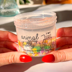 Animal Party Bubbly Clear Scented Slime Fantasies Shop 5oz Front View