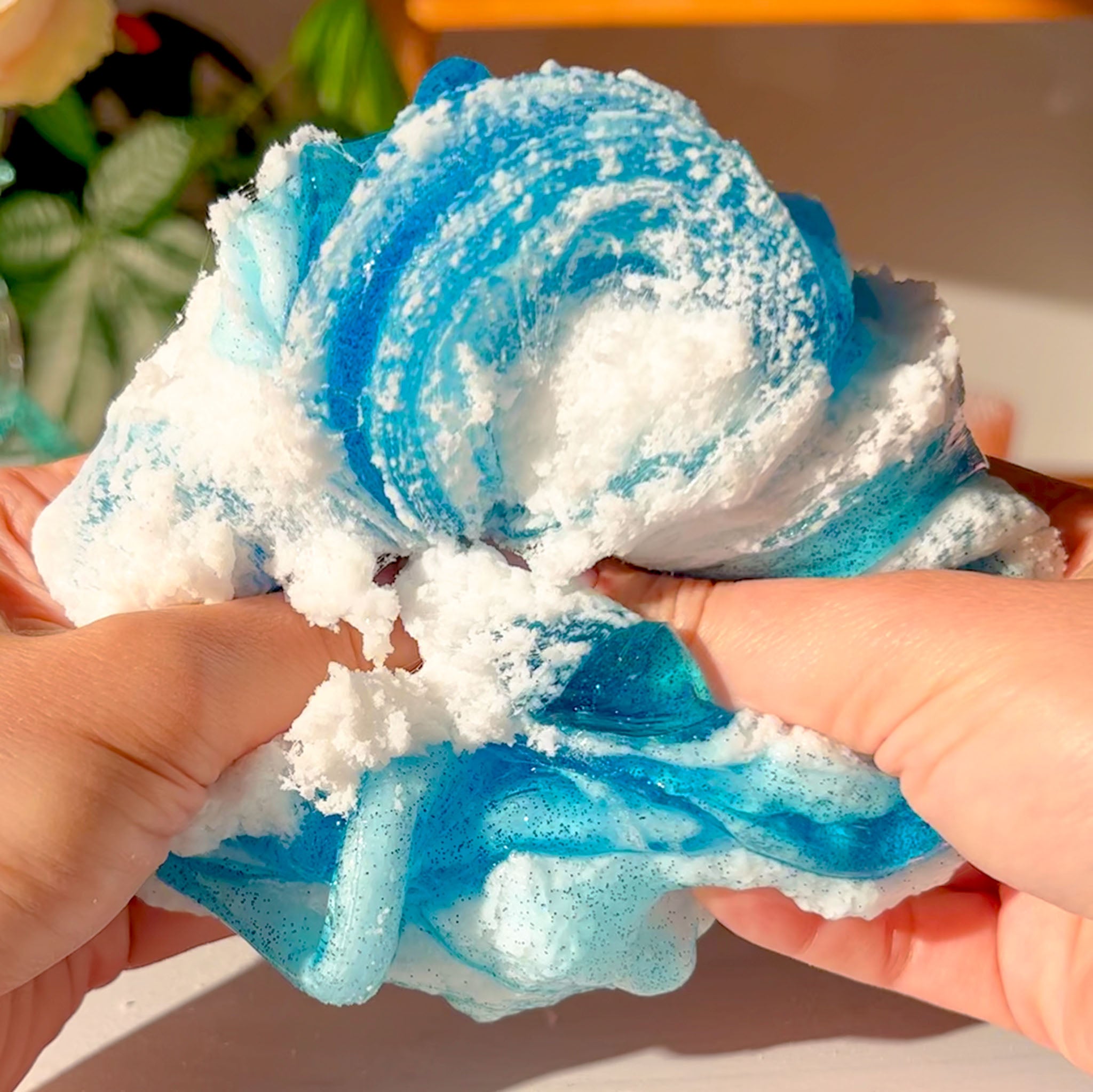Arctic Cloud Dreamer Winter Clear Cloud Laundry Scented Slime Fantasies Shop Swirl Squeeze