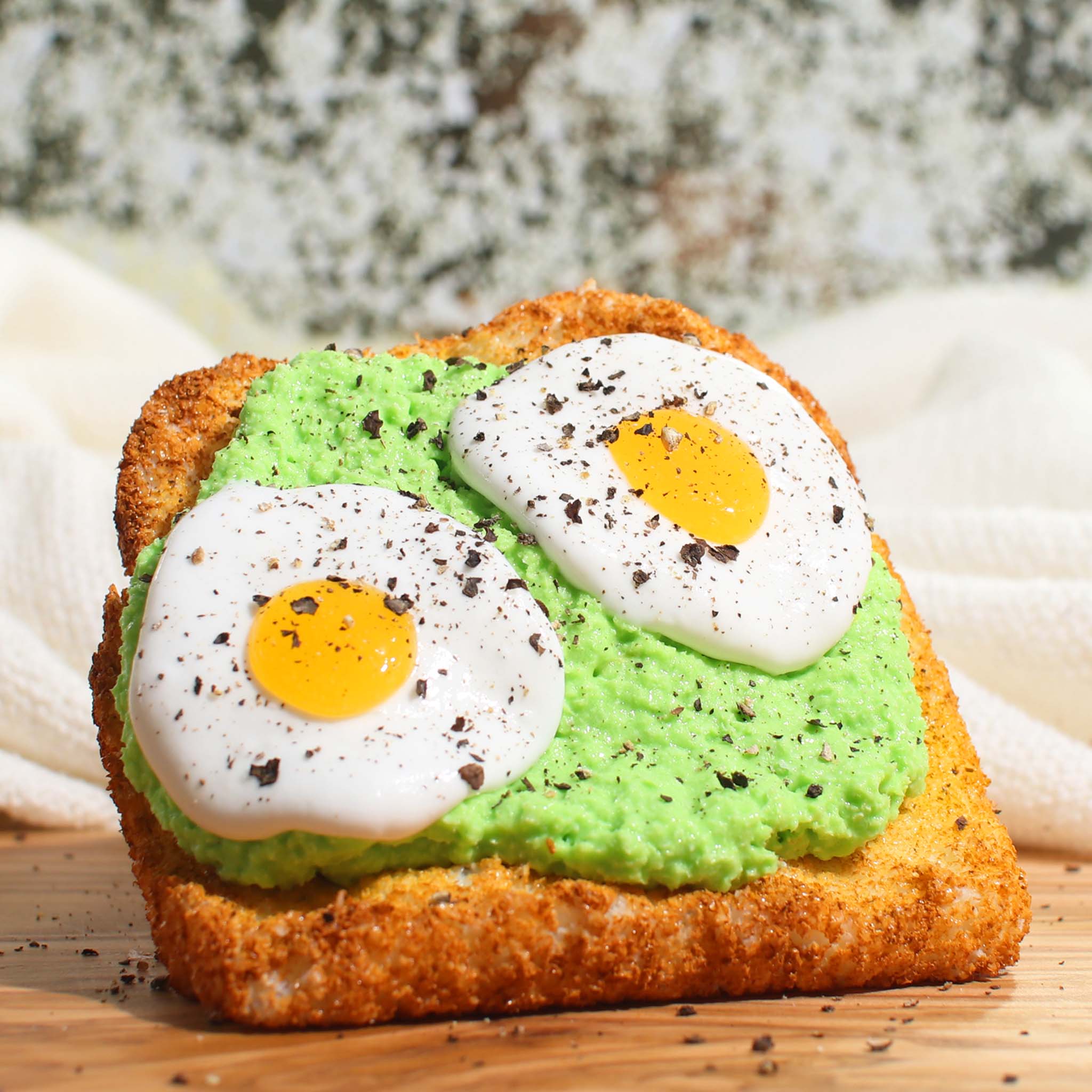 Avocado Toast Egg Savory Crunchy Snow Fizz Scented DIY Slime Fantasies Shop 5oz Front View WEBSITE
