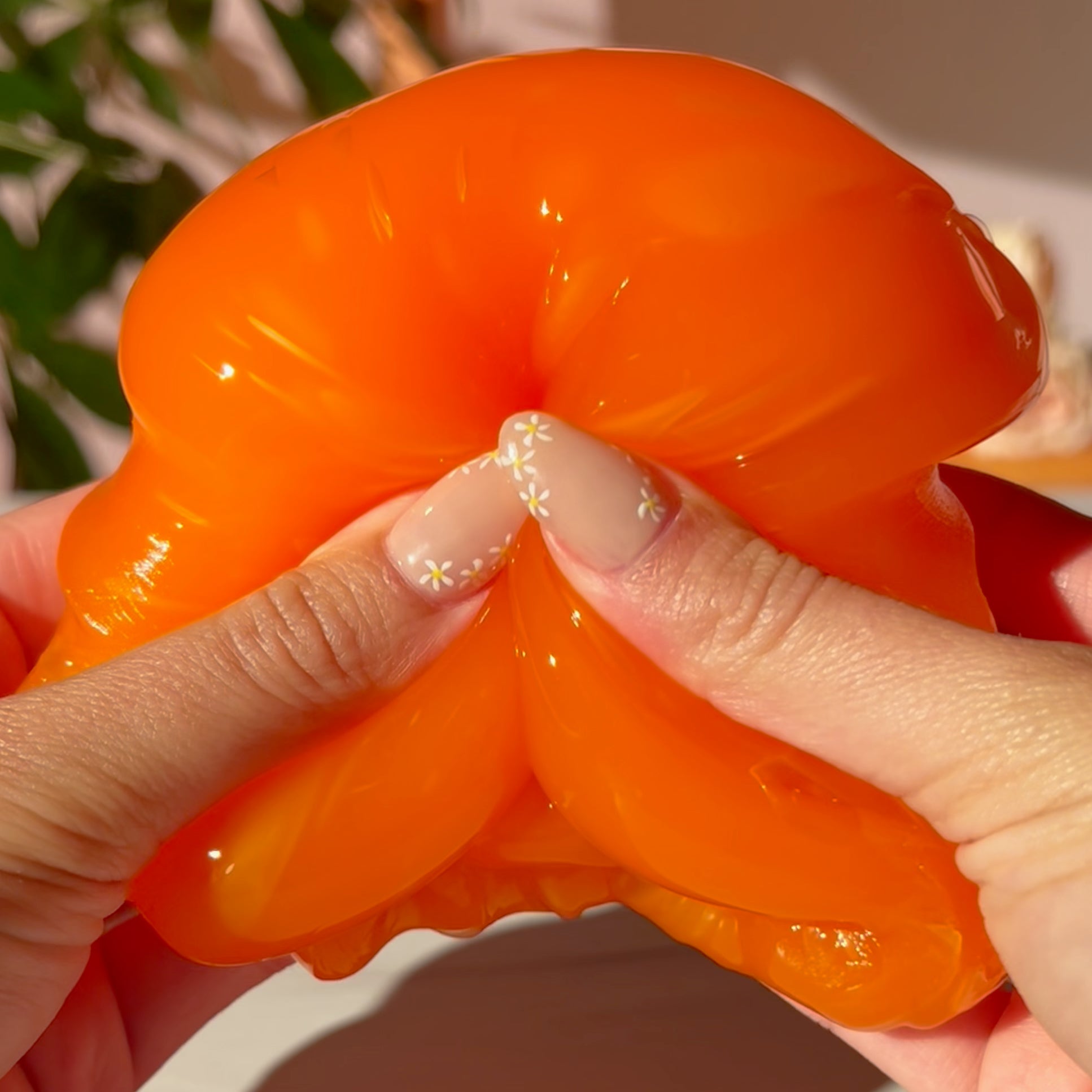 Bunny Juice Translucent Orange Carrot Slime Easter Slime Fantasies Shop Squeeze