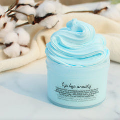 Bye Bye Anxiety Blue Relief Toy Tool Stress Sensory Therapy Dough Aromatherapy Essential Oil Scented Slime Fantasies Shop 7oz Front View Standing