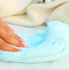 Bye Bye Anxiety Blue Relief Toy Tool Stress Sensory Therapy Dough Aromatherapy Essential Oil Scented Slime Fantasies Shop 7oz Front View Pull