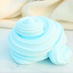 Bye Bye Anxiety Blue Relief Toy Tool Stress Sensory Therapy Dough Aromatherapy Essential Oil Scented Slime Fantasies Shop 7oz Front View Swirl