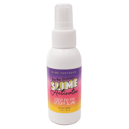 Bye Bye Stickiness Slime Activator Spray Fix Sticky Slime Fantasies Shop Title Front View