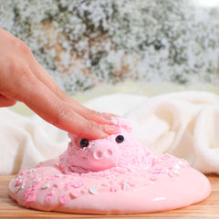 Chubby Piggy Pig Pink DIY Clay Butter Slime Fantasies Shop Pressing