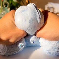 Cloud Frappe Cute Kawaii Blueberry DIY Slime Fantasies Shop Squeeze