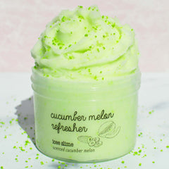 Cucumber Melon Refresher Green Fresh Icee Slime Fantasies Shop 9oz Front View