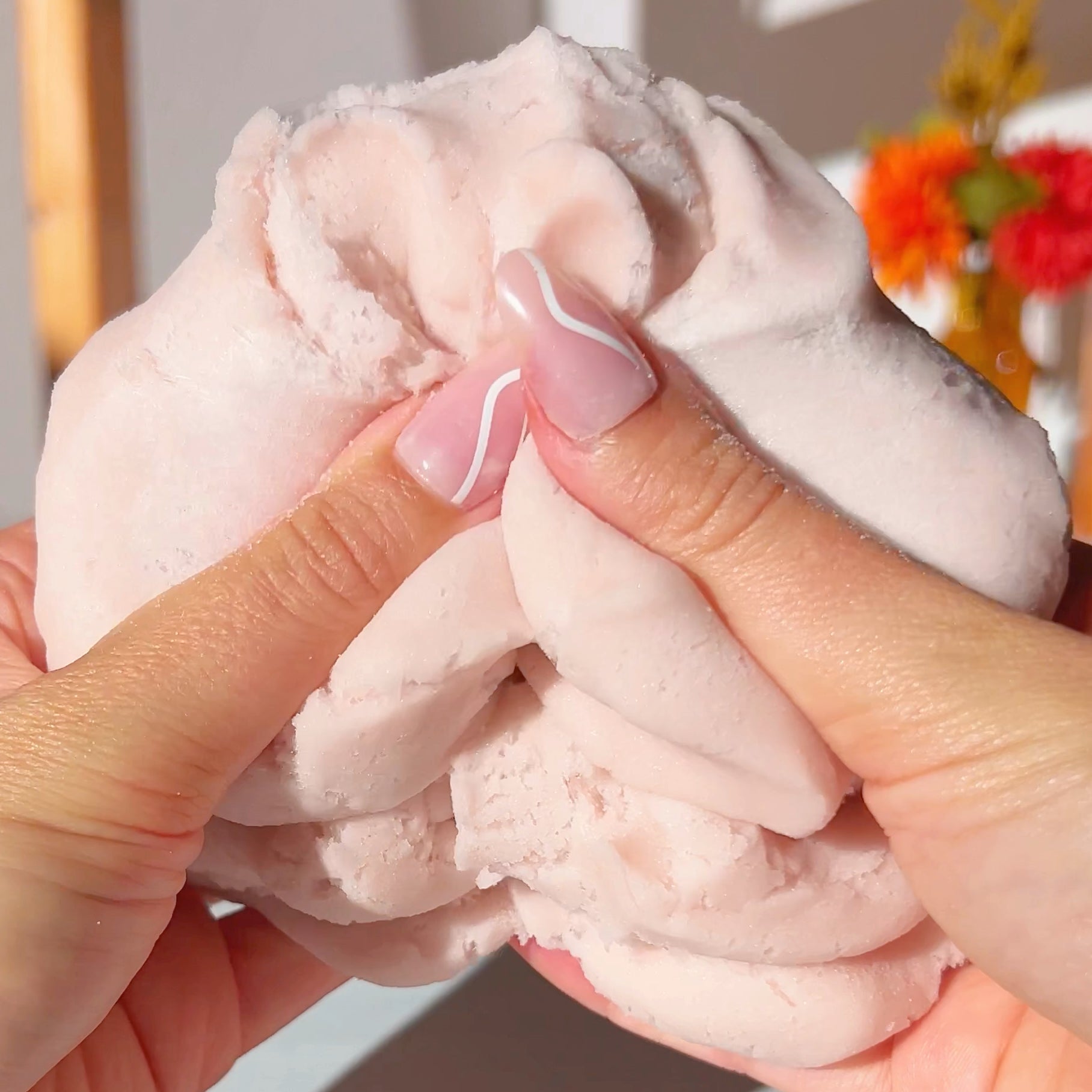 French Tip Nail Salon Beige White Charm Icee Creme Slime Slime Fantasies Shop Final Squeeze