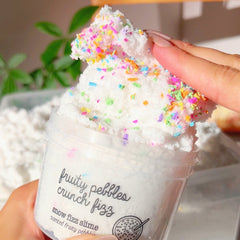 Fruity Pebbles Crunchy Nostalgia White Slime Fantasies Shop 9oz Push