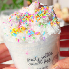 Fruity Pebbles Crunchy Nostalgia White Slime Fantasies Shop 9oz Top View