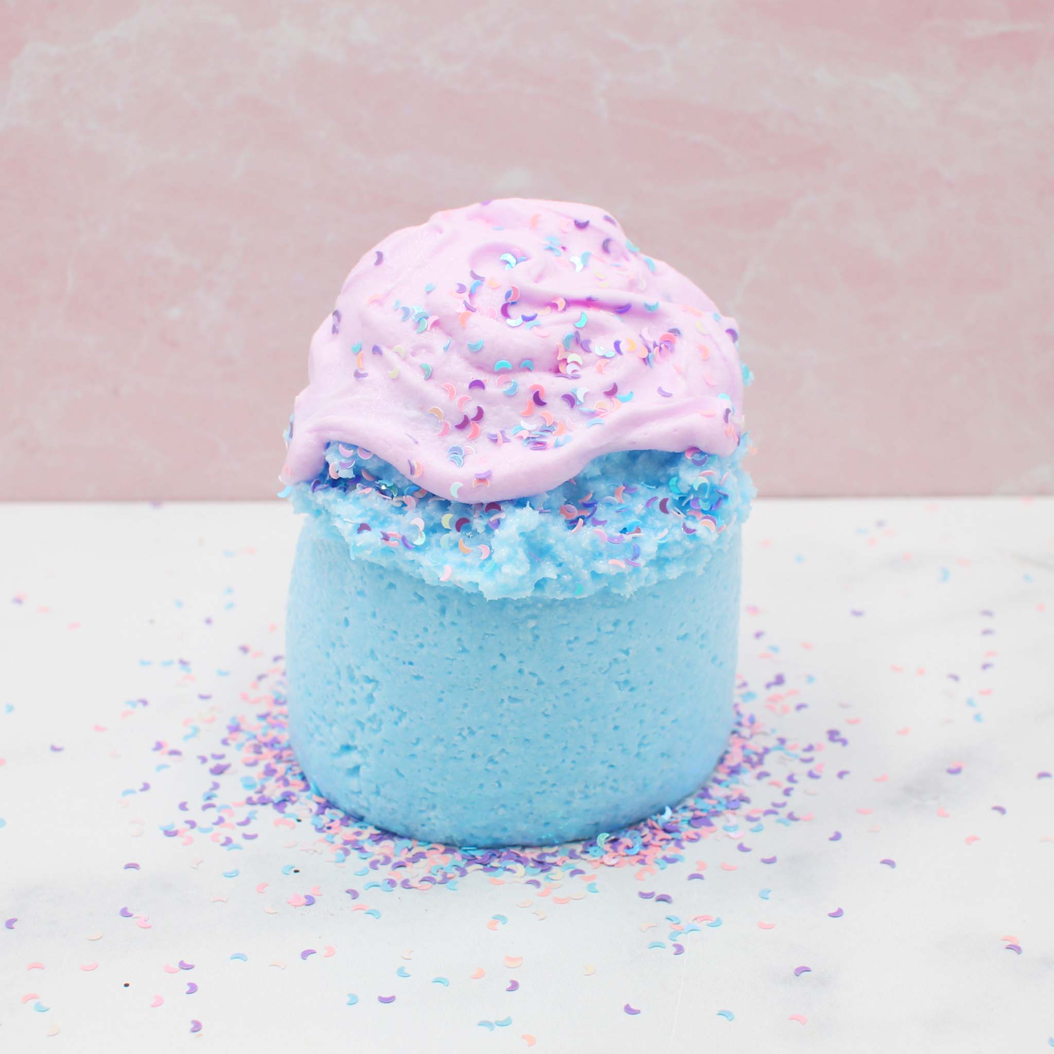 Moonstruck Moon Crunchy Pastel Blue Purple Snow Fizz Butter Slime Slime Fantasies Shop 9oz Unboxed