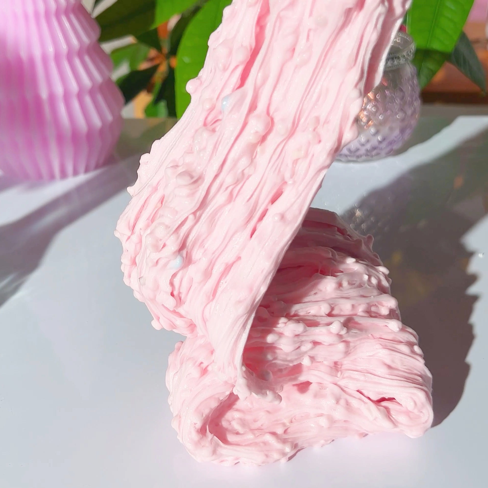 Rudolph Frappe DIY Pink Yellow Rainbow Small Perlite Snow Butter Slime White Chocoloate Peppermint Scented Slime Fantasies Shop Drizzle