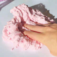 Rudolph Frappe DIY Pink Yellow Rainbow Small Perlite Snow Butter Slime White Chocoloate Peppermint Scented Slime Fantasies Shop Drizzle Push