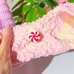 Rudolph Frappe DIY Pink Yellow Rainbow Small Perlite Snow Butter Slime White Chocoloate Peppermint Scented Slime Fantasies Shop Stretch