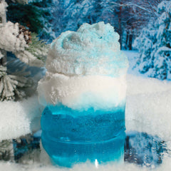 Snowy Ice Skating Day Christmas Glitter White Blue Jelly Clear Slime Fantasies Shop 9oz Unboxed