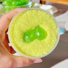 Sour Patch Grapes Blue Green Sand Fizz Slime Fantasies Shop 9oz Top View Grapes