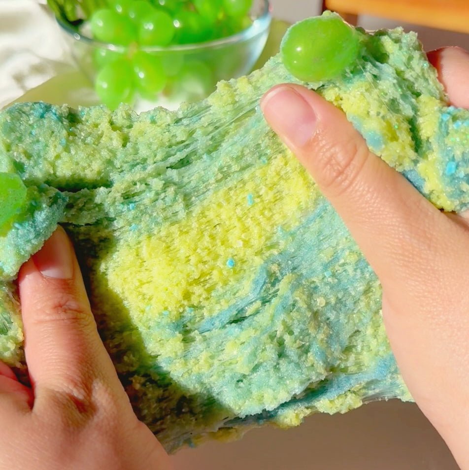 Sour Patch Grapes Blue Green Sand Fizz Slime Fantasies Shop Stretch