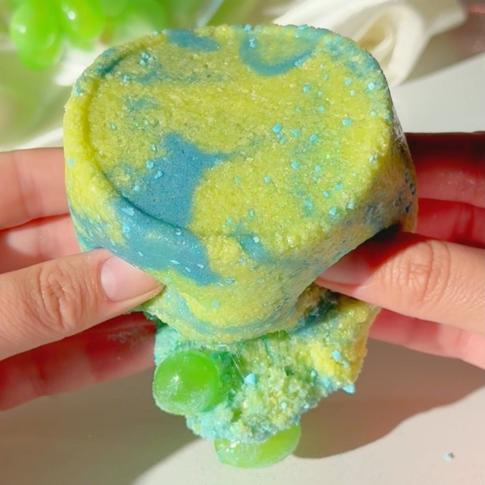 Sour Patch Grapes Blue Green Sand Fizz Slime Fantasies Shop 9oz Unboxed