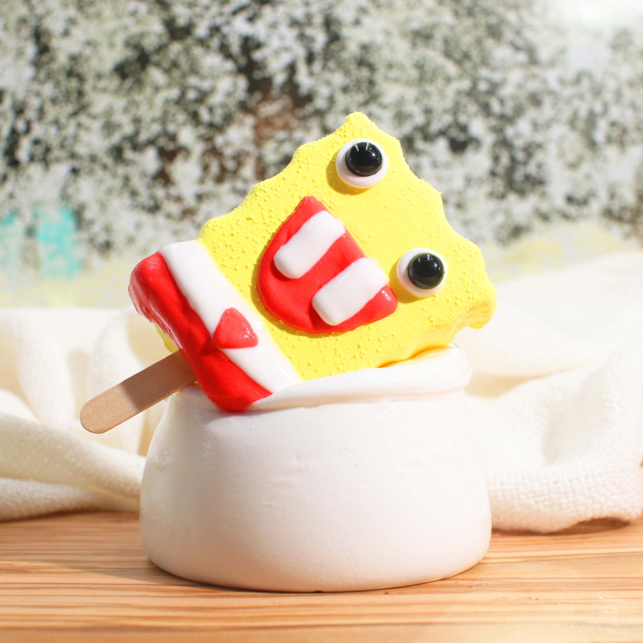 Sponge Pop DIY Slime Butter Clay Kit Spongebob Slime Fantasies Shop 9oz Unboxed