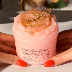 Sugar Plum Fairys Magical Key Christmas Fairytale Pink Icee Slime Fantasies Shop 9oz Front View