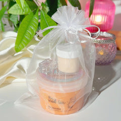 Thai Iced Tea Orange Chewy Thick and Glossy Slime Fantasies Shop 9oz Set