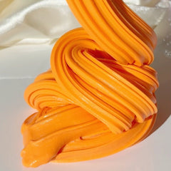 Thai Iced Tea Orange Chewy Thick and Glossy Slime Fantasies Shop Drizzle