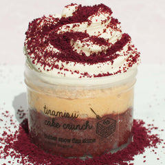 Tiramisu Cake Crunch Layered Chocolate Butter Snow Fizz Crunchy Slime Fantasies Shop 9oz Front View