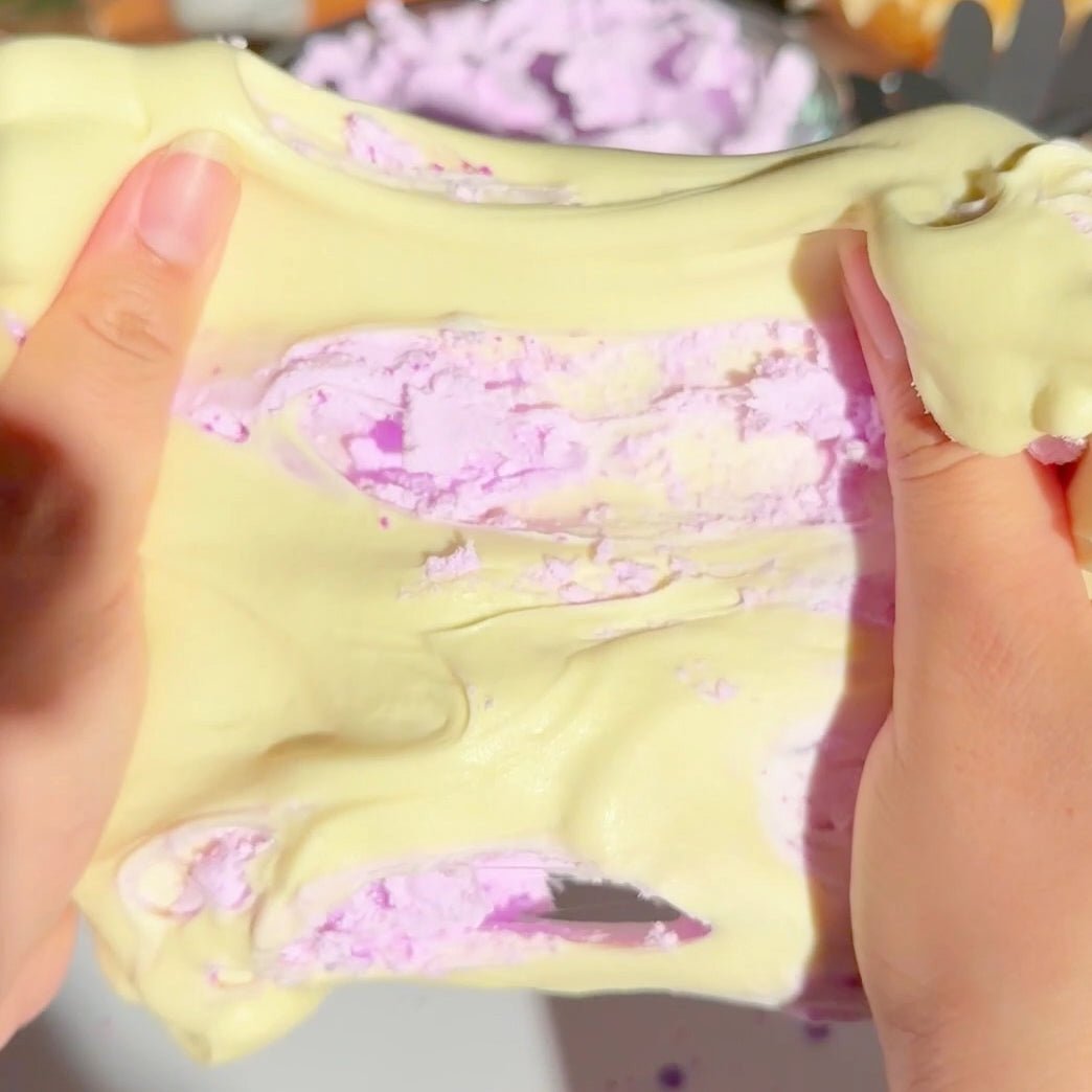 Whipped Blueberry Bagel Purple DIY Clay Butter Slime Fantasies Shop Stetch