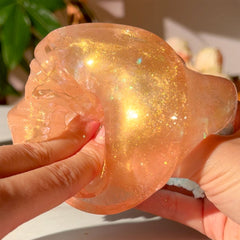 Winter Sunset Stroll Shimmer Gold Blue Cabin Snow Fizz Slime Fantasies Shop Gold Push