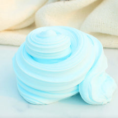 Bye Bye Anxiety Blue Relief Toy Tool Stress Sensory Therapy Dough Aromatherapy Essential Oil Scented Slime Fantasies Shop 7oz Front View Swirl