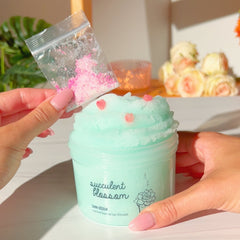 Succulent Blossom Enchanted Garden Teal Icee Slime Slime Fantasies Shop 9oz Set