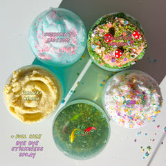 Slime Best Seller Bundle Slime Set Slime Gift Set Slime Fantasies Shop 9oz Top View