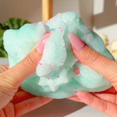Succulent Blossom Enchanted Garden Teal Icee Slime Slime Fantasies Shop Squeeze