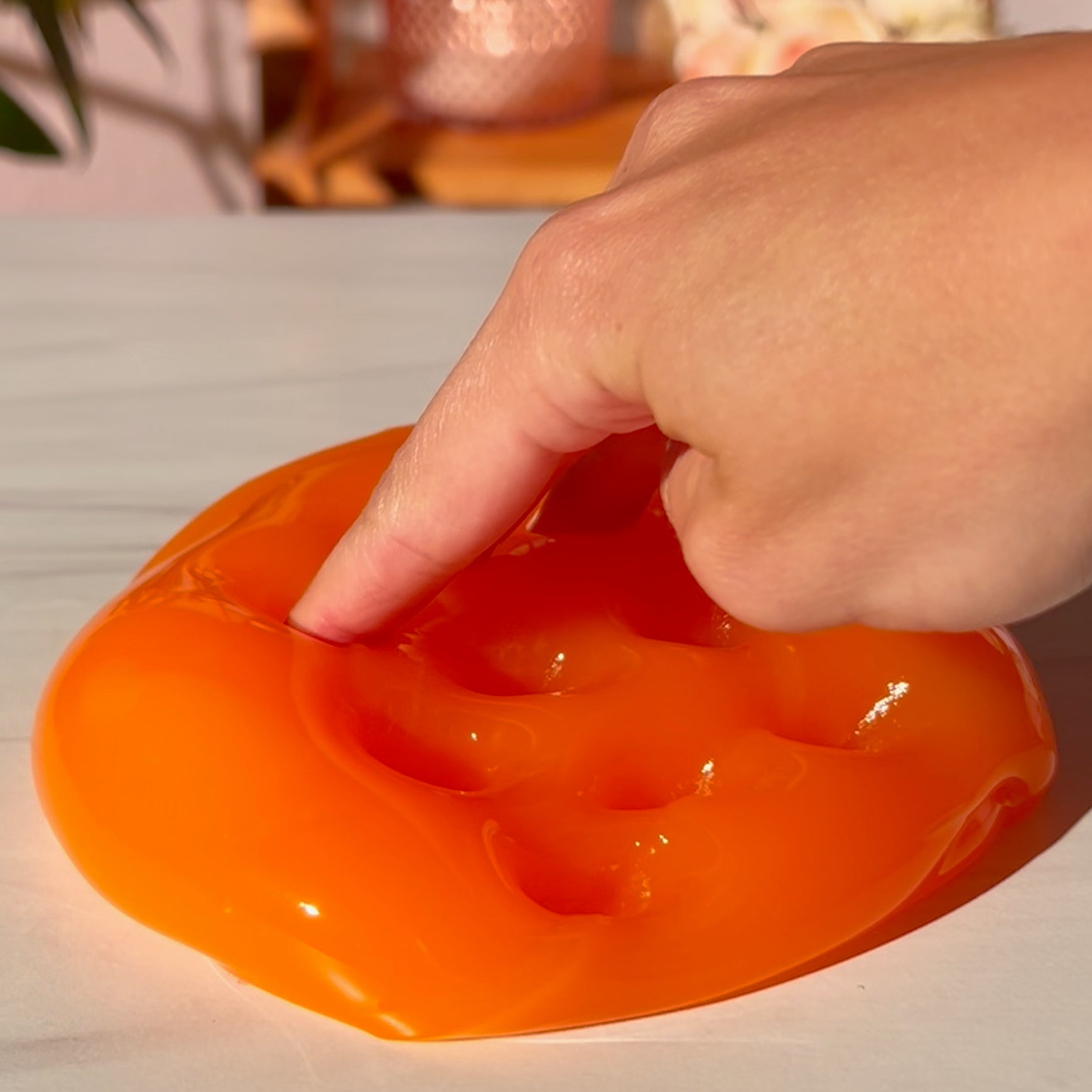Bunny Juice Translucent Orange Carrot Slime Easter Slime Fantasies Shop Poke