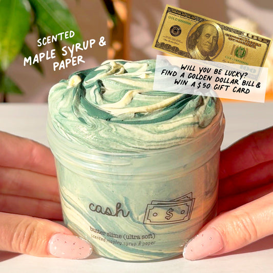 Cash Swirled Green Cloud Creme Slime Emergency Kit Slime Fantasies Shop 9oz Front View