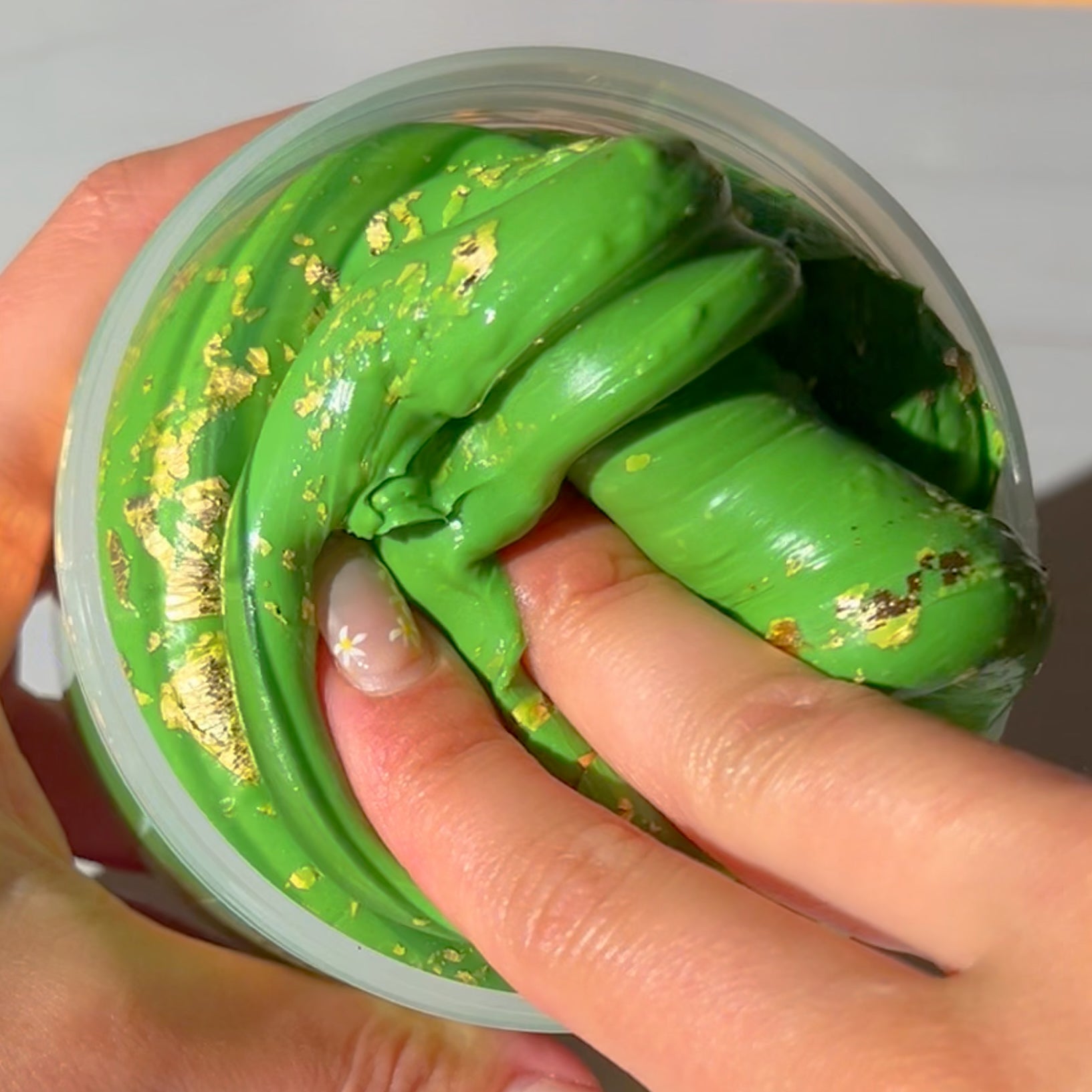 Ceremonial Matcha Zen Garden Green Thick and Glossy Slime Fantasies Shop 9oz Push
