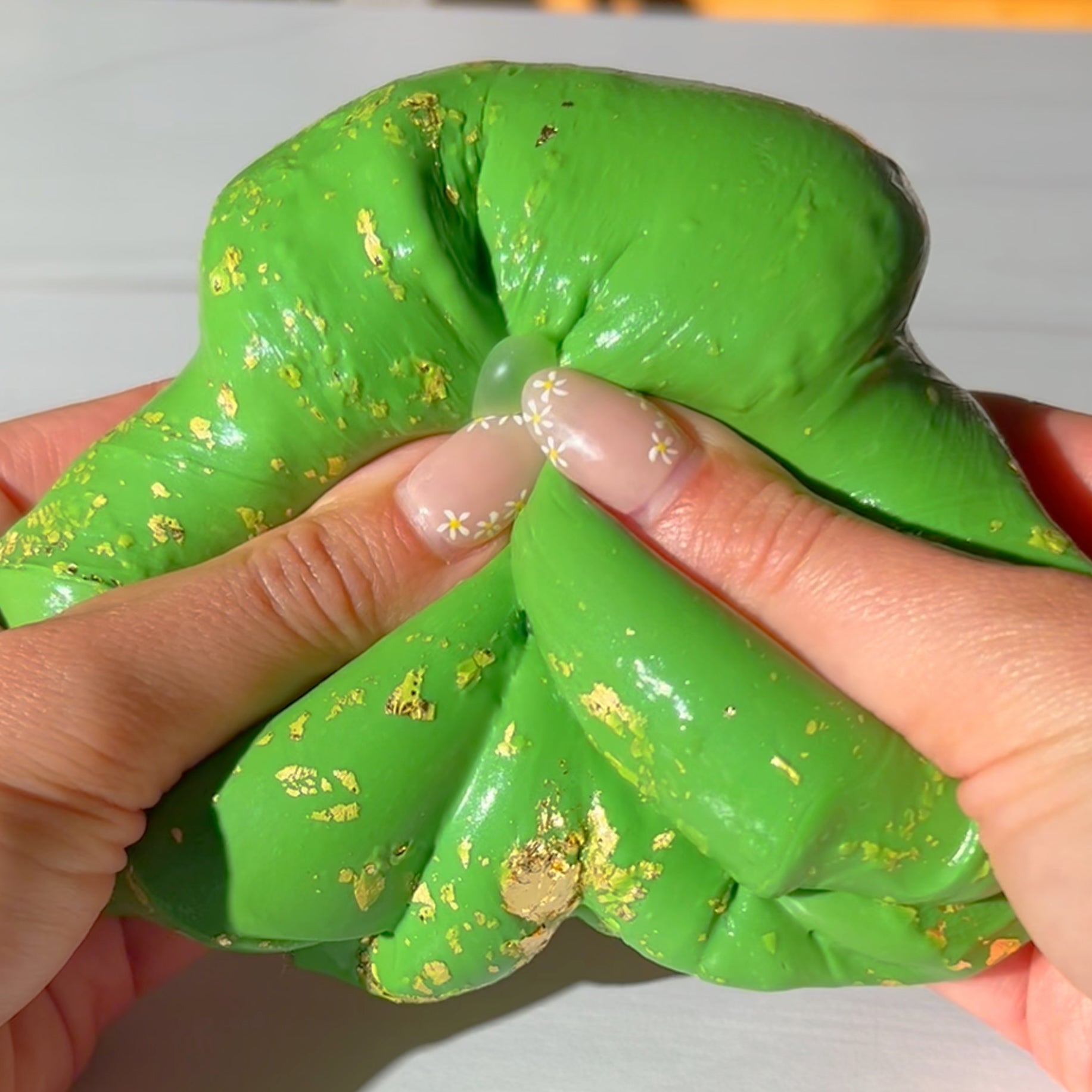 Ceremonial Matcha Zen Garden Green Thick and Glossy Slime Fantasies Shop Squeeze