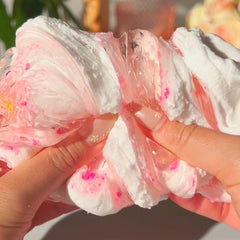 Cherry Blossom Raindrop Zen Garden Pink White Layered Slime Fantasies Shop Twist Squeeze