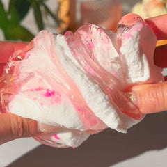 Cherry Blossom Raindrop Zen Garden Pink White Layered Slime Fantasies Shop Twist