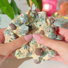 Cococini Cove Cream Colored Pebble Cream Slime Sugarfoam Island Key Lime Scented Slime Fantasies Shop Unboxed